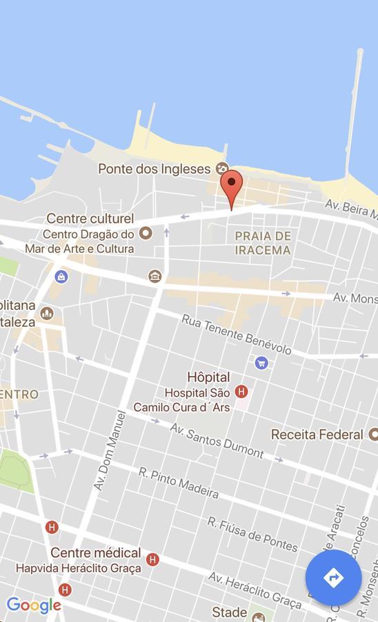 Apartamento Praia De Iracema Vista Para O Mar 18 Andar Fortaleza  Zewnętrze zdjęcie